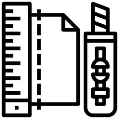 cutter line icon,linear,outline,graphic,illustration