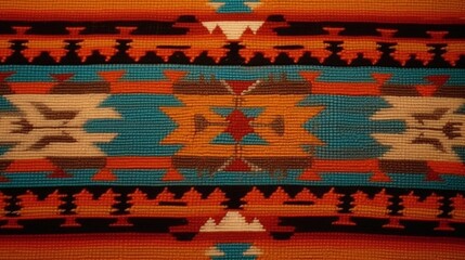 Native American pattern Navajo tribe, pueblo tribe, tile, seamless, design, texture, Generative AI