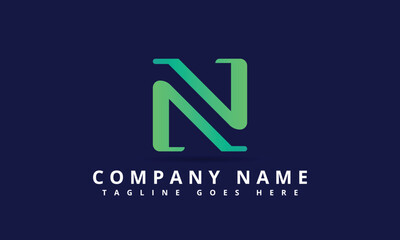 Modern Creative N Logo Design And Template. NN Icon Initial Based Monogram And Letters In Vector.