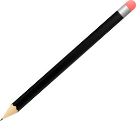 simple pencil with eraser