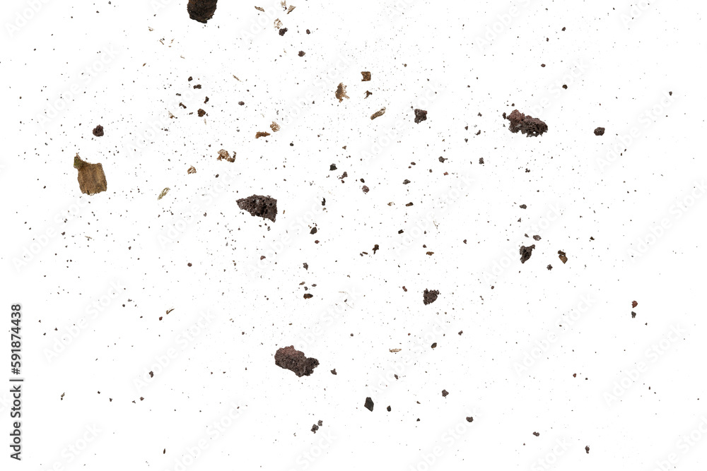 Poster Abstract dirty explosion ground particle background
