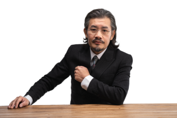 Authority business in middle-aged men