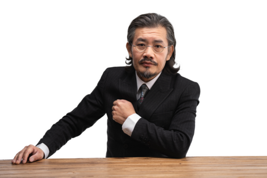 Authority business in middle-aged men