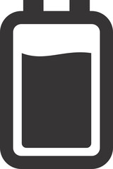 icon on white battery
