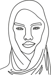 Woman Line Art