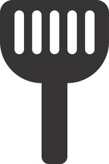 black and white icons set