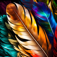 Сolorful feathers
