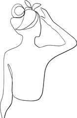 Woman outline