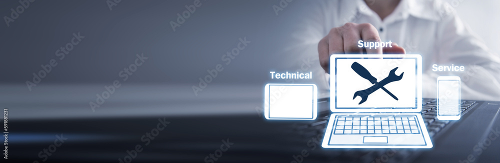 Canvas Prints technical support service. business technology
