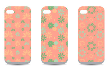 Floral vector phone protector case cover, colorful mobile phone cover case silicon protector 