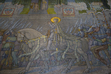 the basilica details of notre-dame de fourvi&egrave;re