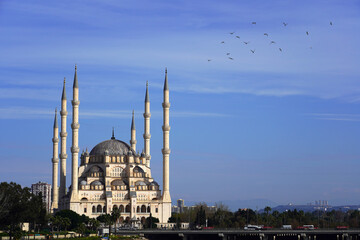 sabancı mosque in adana turkey