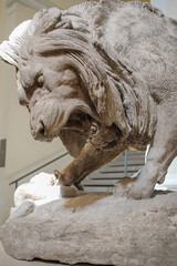 Lion sculpture 