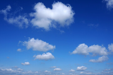Naklejka na ściany i meble blue sky with clouds for photo background