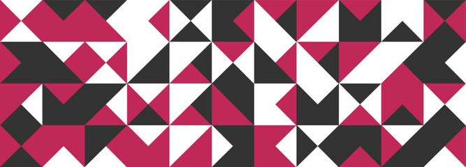 Fototapeta premium Colored geometric pattern. Seamless vector ornament for posters, banners, posters and covers. Vector background for creative design
