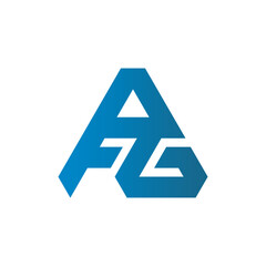 AFG letter logo concept vector