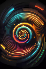 Fototapeta premium Colorful Spiral