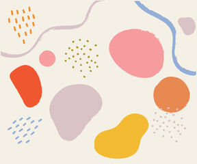 A colorful illustration of abstract shapes