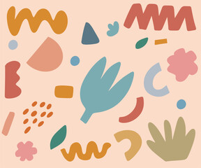 A colorful illustration of different shapes and colors