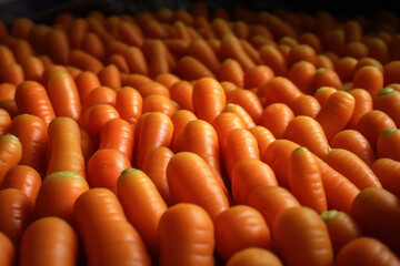 Carrot, many carrots together stacked onto each other, generative ai, Fresh tasty vegetables, Fresh ingredients, cooking ingredients