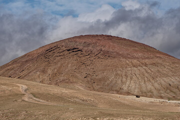 landscape in the mountains of lanzarote
