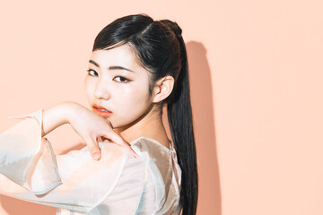 女性のファッションポートレート