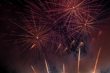 Obraz premium Abstract Colors Fireworks Lights