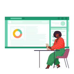 Concept of financial investments, business recovery and report with diagram, investment in innovation, marketing. Economics strategy, analysis of sales, grow data. Businessman analyzes statistics