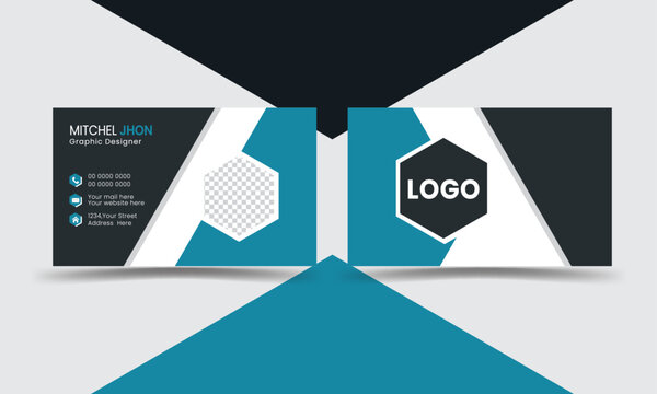 Minimalist modern creative Double sided corporate business card template. most relevance business card design. Horizontal and vertical layout. Vector illustration.