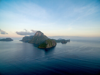 Cadlao Island, El Nido, Palawan, Philippines. Sunrise Light.