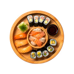 Fototapeta na wymiar Sushi on a plate