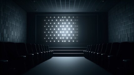 Movie Theatre, Generative AI, Illustration