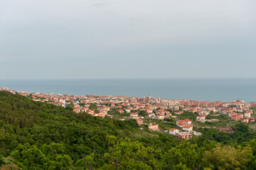 Fototapeta na wymiar Sveti Vlas with Black Sea in Background. Bulgaria.