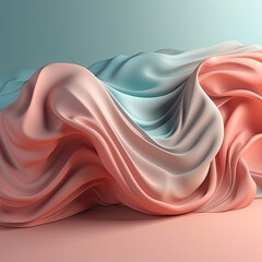 Abstract fabric background illustration. Generative AI. 