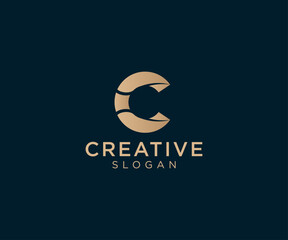 Luxury and elegant Letter C logo design for various types of businesses and company