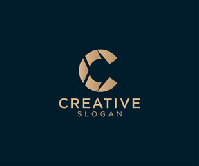 Luxury and elegant Letter C logo design for various types of businesses and company