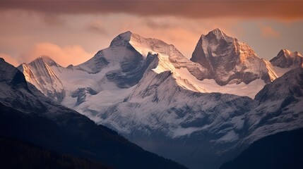 Fototapeta na wymiar Breathtaking Swiss Alps