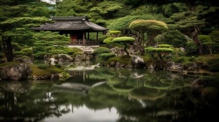 Obraz premium Enchanting Japanese Gardens
