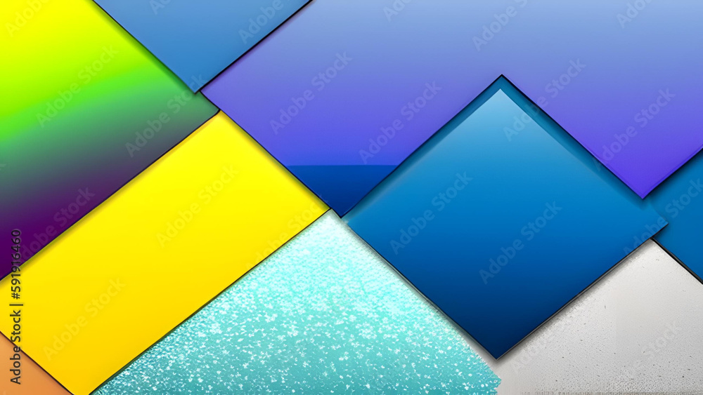 Aufkleber abstract background consisting of multicolor surface - ai generated