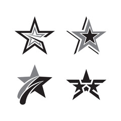 Obraz premium Star icon template