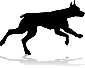 Dog Silhouette Pet Animal