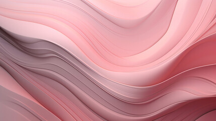 Abstract fractal background with pink wave. Generative Ai