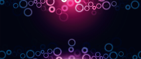 sfondo, ingranaggi, concetto produzione, 