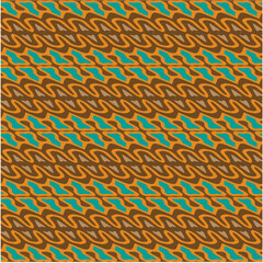 Vector geometric ornament in ethnic style. Seamless pattern with  abstract shapes, repeat tiles. Repeating pattern for decor, textile and fabric.