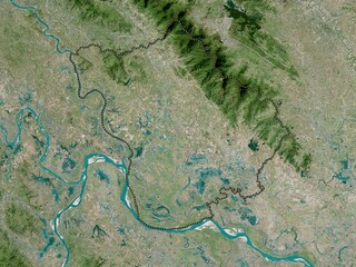 Vinh Phuc, Vietnam. High-res satellite. No legend