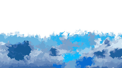 Grunge splash blue background vector illustration