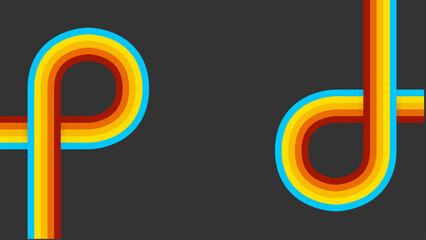 Fototapeta premium Concept vector shapes decoration