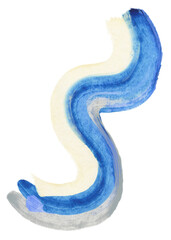 Hand crafted 3d tube modern wave split paint splash colourful lines stripe abstract texture background liquid shape marble watercolor  