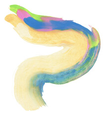 Hand crafted 3d tube modern wave split paint splash colourful lines stripe abstract texture background liquid shape marble watercolor  