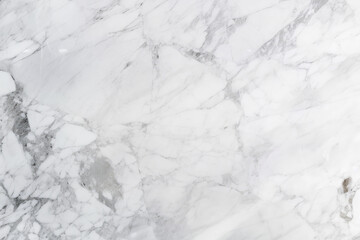 Fototapeta premium Designing on a Panoramic White Background from Marble Stone Texture, Generative AI